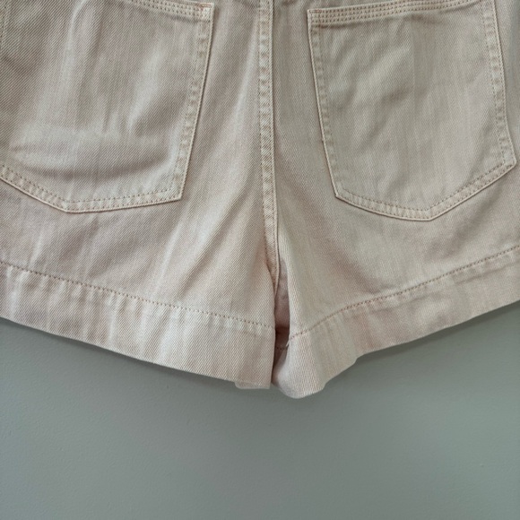 Ulla Johnson Alvin High Waist Denim Shorts Sweetbriar Pink Acid - Picture 8 of 13